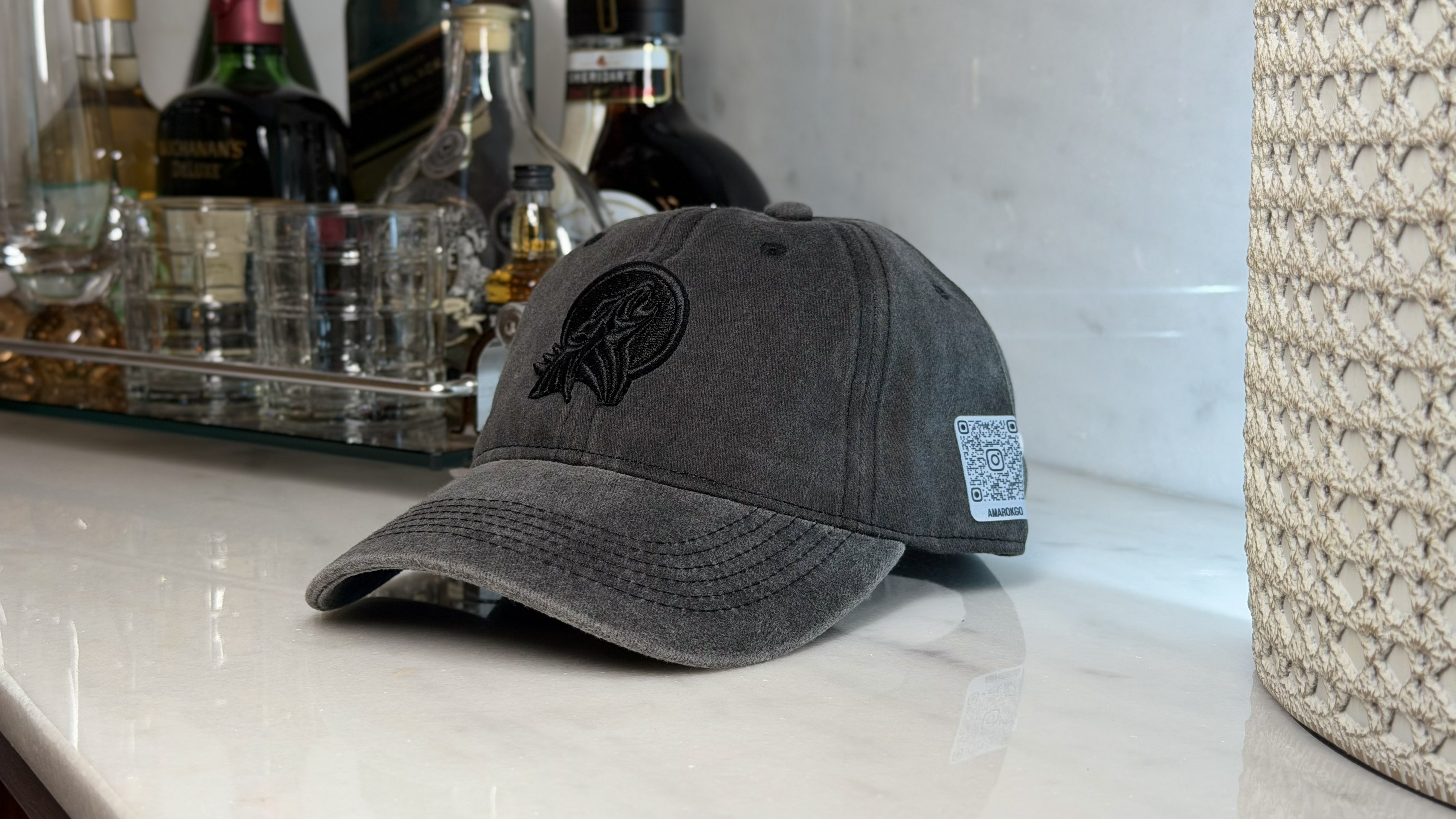 Boné AmarokGO Dad Hat Premium Cinza/Preto